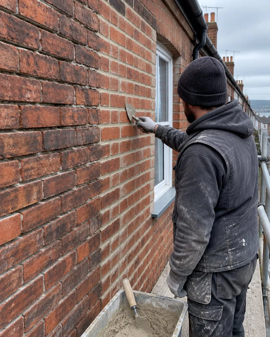 Brickwork and repointing in Looe