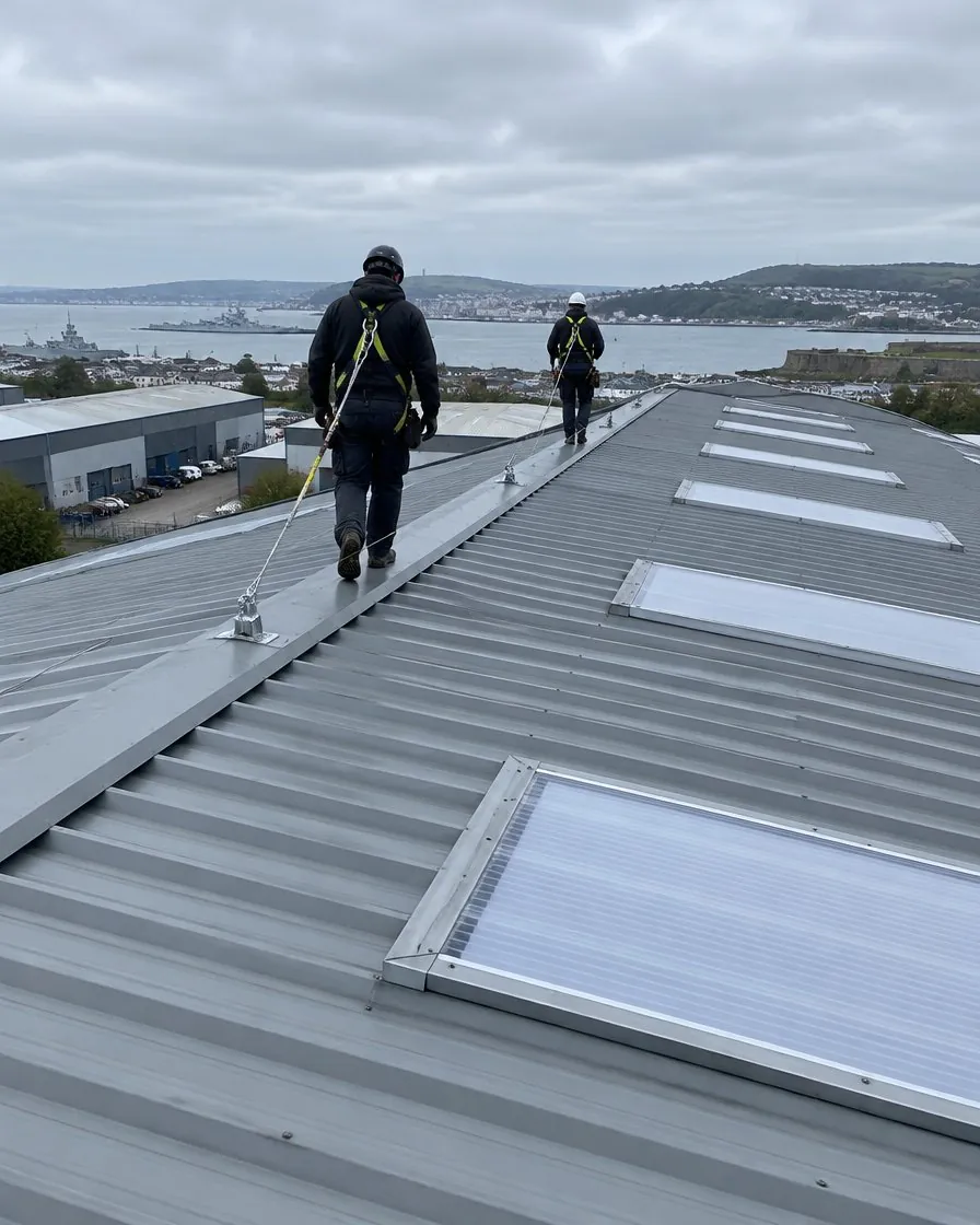 Commercial roofing in Looe