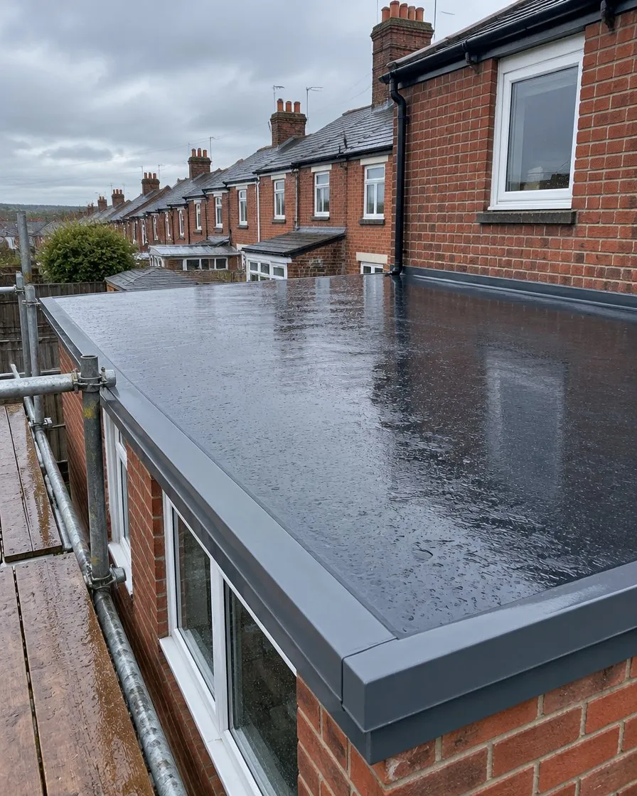 EPDM rubber roofing in Looe