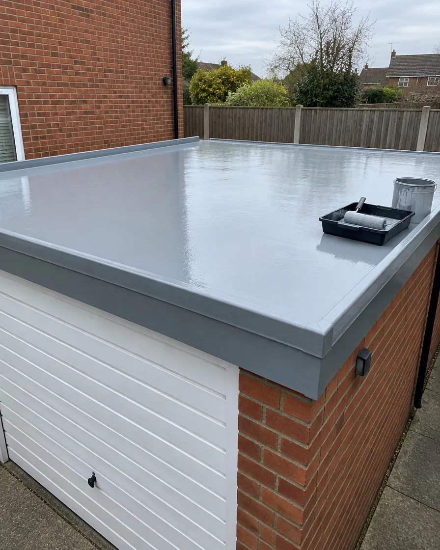 Garage roof replacement in Looe